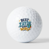 Meilleure Zayde du Monde Balle de Golf (Recto)