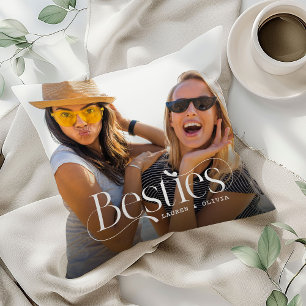 Meilleures Amies Coussin d'amitié avec photo perso