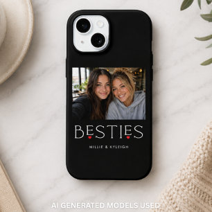 Meilleures Amies Meilleure Copine Cœur Typographie