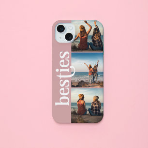 Meilleures Amies Trois Grille de Photos Rose Barre