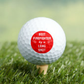 Meilleures balles de golf Firefighter (T-shirt Insitu)