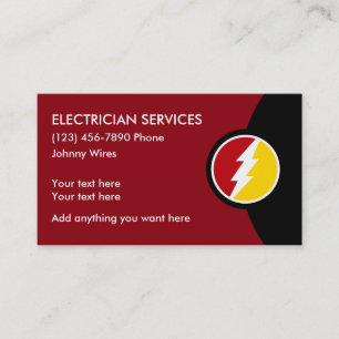 Meilleures Cartes de Visite pour Entreprise d'Élec