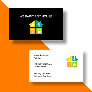 Meilleures Cartes de Visite pour Peintre en Maison