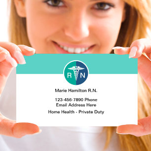 Meilleures Cartes de Visite pour une Infirmière Di