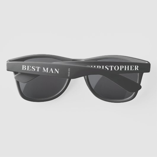 Meilleures lunettes de soleil de mariage masculin (Dos)