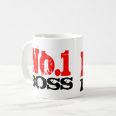 Meilleures tasses de café Boss du monde | No 1 (Devant gauche)