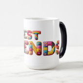 Meilleurs Amis Arts et Artisanat tasse de café (Devant droit)