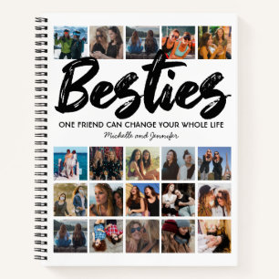 Meilleurs amis   Besties Photo Collage Carnet