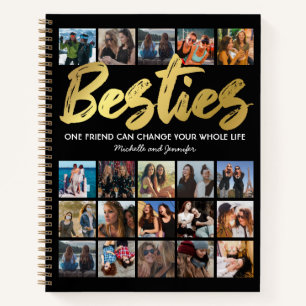 Meilleurs amis   Besties Photo Collage Carnet