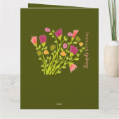 Meilleurs Amis Bonne Carte Olive Flowday Anniversa (Dos)