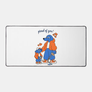 Meilleurs amis : Duo de Blue Dog père et fils ( Or