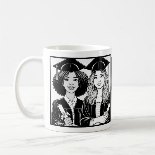 Meilleurs Amis Graduation Mug 2024 (Gauche)