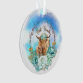 Meilleurs amis Maman Bébé Highland Vaches Floral (devant)