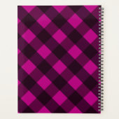 Meilleurs Amis Personnalisé Pink Plaid Photo Colla (Dos)