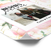 Meilleurs amis PHOTO Cadeau Pink Poster (Coin)