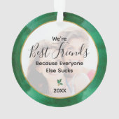 Meilleurs Amis Photo Vert Or (dos)