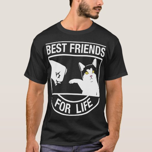 Meilleurs amis pour le T-shirts de chat de Life_ (Devant)
