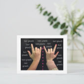 Meilleurs amis pour toujours ! Carte postale (Debout devant)