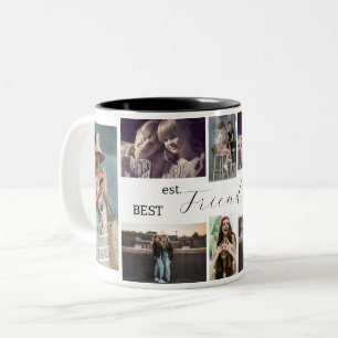Meilleurs amis pour toujours – Mug collage de 8 ph