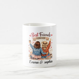 Meilleurs amis pour toujours Tasse d'amitié mignon