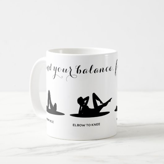 Meilleurs cadeaux de mug inspirés du yoga (Devant gauche)