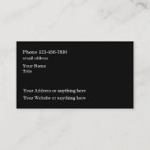 Meilleurs Cartes de visite automobiles (Dos)