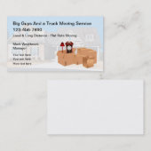 Meilleurs Cartes de visite de service de déplaceme (Devant / Derrière)