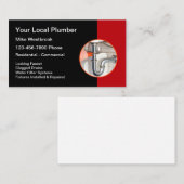 Meilleurs Cartes de visite de service local de plo (Devant / Derrière)