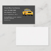 Meilleurs Cartes de visite de taxis urbains (Devant / Derrière)