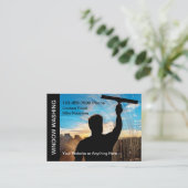 Meilleurs Cartes de visite de thème de lave-fenêtr (Debout devant)