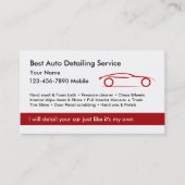 Meilleurs Cartes de visite des services de détail  (Devant)