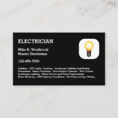 Meilleurs Cartes de visite électriciens (Devant)