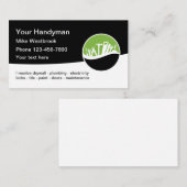 Meilleurs Cartes de visite Handyman (Devant / Derrière)