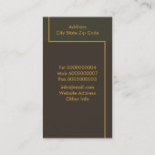 Meilleurs Cartes de visite professionnels (Dos)