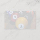 Meilleurs Cartes de visite sportifs du Billiard Ha (Dos)