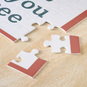 MEILLEURS ENSEIGNANTS puzzle monogramme personnali (Côté)