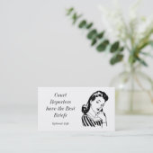 Meilleurs mémoires Reporter de cour Cartes de visi (Debout devant)