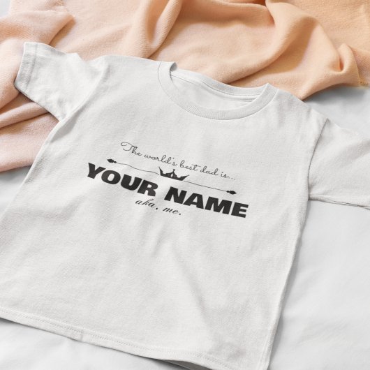 Meilleurs Mondes Papa est T-Shirt
