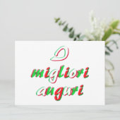 Meilleurs voeux carte (Debout devant)