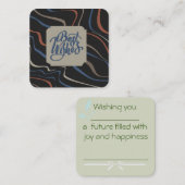 Meilleurs voeux : Carte (Devant / Derrière)