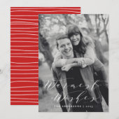 Meilleurs Vœux | Carte de vœux de fin d'année (Devant / Derrière)