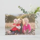 Meilleurs voeux cette carte photo de Noël (Debout devant)