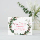 Meilleurs voeux cette saison Joyeux Noël Carte pos (Debout devant)