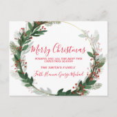 Meilleurs voeux cette saison Joyeux Noël Carte pos (Devant)