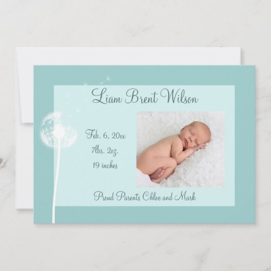 Meilleurs voeux ! ! ! Faire-part de naissance 1 (t (Devant)