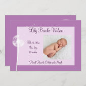 Meilleurs voeux ! ! ! Faire-part de naissance 1 (v (Devant / Derrière)