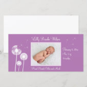 Meilleurs voeux ! ! ! Faire-part de naissance 2 (v (Devant / Derrière)