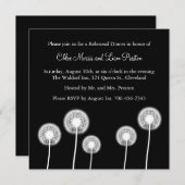 Meilleurs voeux ! Invitation de dîner de répétitio (Devant / Derrière)