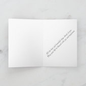 Meilleurs voeux, nom carte de jour fleurs de print (Intérieur)