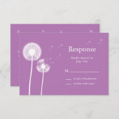 Meilleurs voeux ! RSVP (violet) (Devant / Derrière)